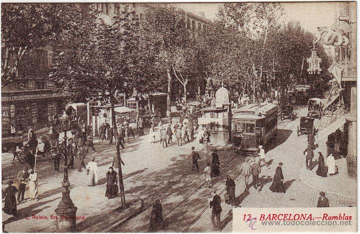 Postales: PE-262  BARCELONA. RAMBLAS - Foto 1