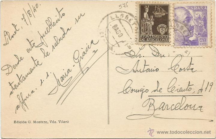 Postales: LLORET DE MAR PUNTA CAPDELLS - Edici&oacute;n MONTERO - Postal - Foto 2