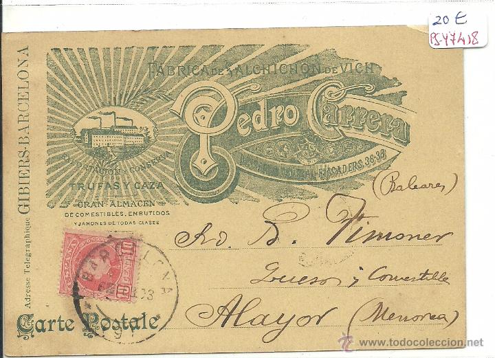 Postcards: (PS-47418)POSTAL DE VICH-FABRICA DE SALCHICHON PEDRO CARRERA