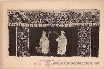 Postales: ANTIGUA POSTAL VALLE D'ARAN 5&ordf; SERIE 5 BETREN ANCIENNE DEVANE D'AUTEL A L'EGLISE