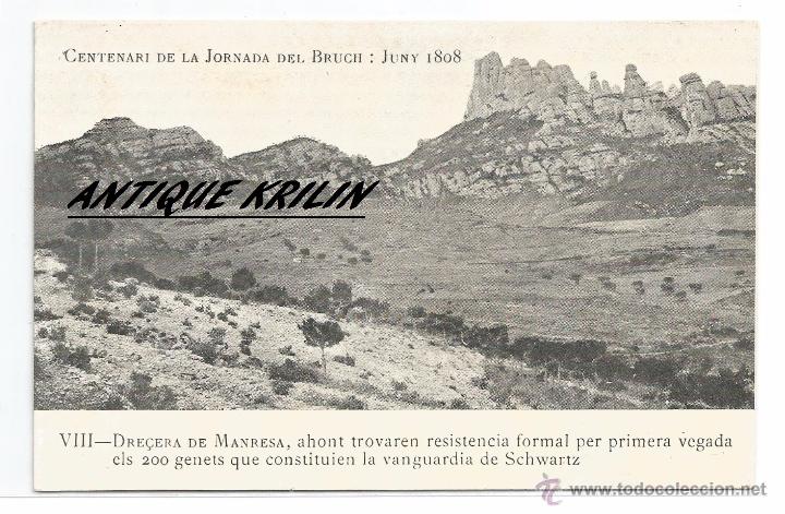 Postales: EL BRUCH / DRE&Ccedil;ERA DE MANRESA / CENTENARI JORNADA DEL BRUCH / EDI. NICOLAU PONCELL