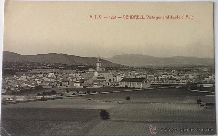 Postais: POSTAL VENDRELL. VISTA GENERAL DESDE EL PUIG.  A.T.V.- 1231