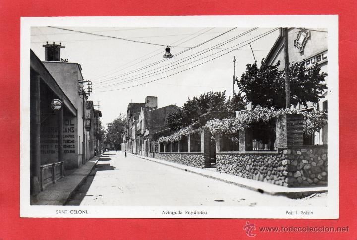 Postales: san celoni. avinguda rep&uacute;blica. roisin - Foto 1
