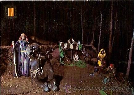 Postkarten: POSTAL A COLOR N&ordm; 5050 FE SENY I ART DEL POBLE DE CATALA 1&ordm; PESSEBRE VIVENT DE CATALUNYA CORBERA DE