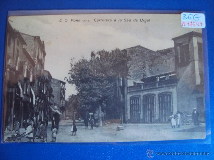 Postcards: (PS-47544)POSTAL DE PONS-CARRETERA A LA SEO DE URGEL