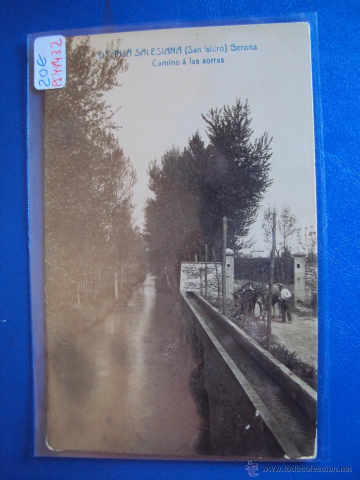 Postcards: (PS-47432)POSTAL DE GERONA-GRANJA SALESIANA.CAMINO A LAS SORRAS