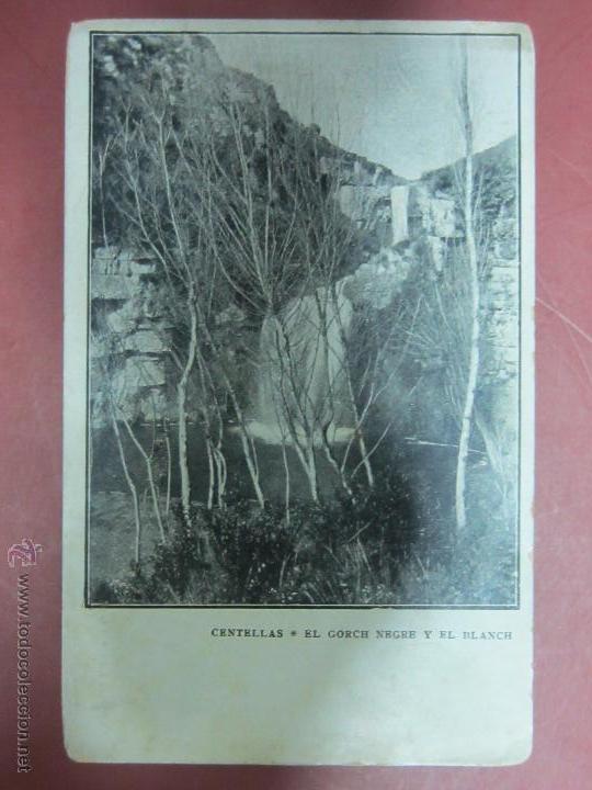 Postales: CENTELLAS - EL GORCH NEGRE Y GORCH BLANCH. - Foto 1