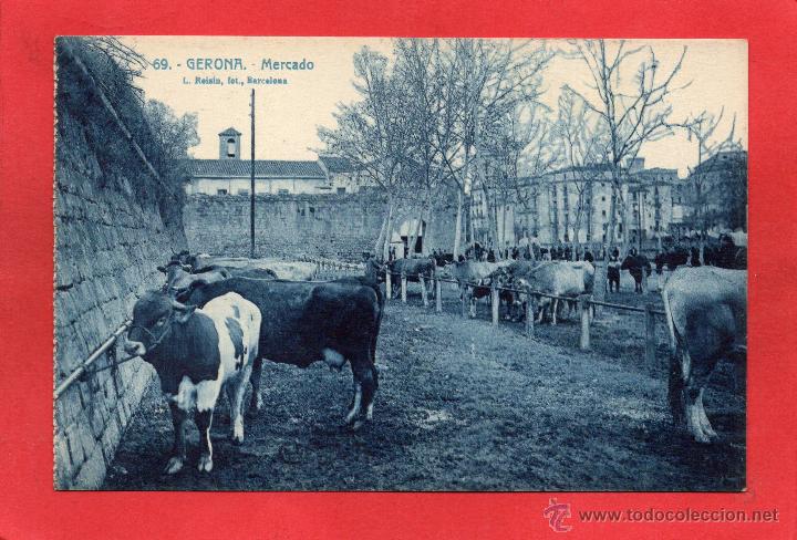 Postales: gerona. 69 mercado. roisin - Foto 1