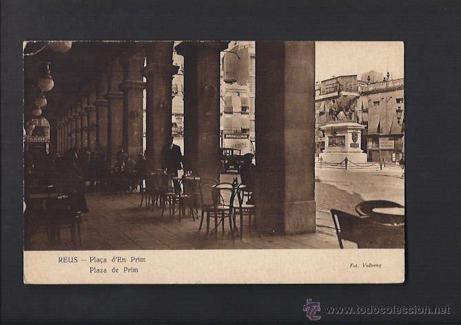 Postales: Postal de Reus. Pla&ccedil;a den Prim. - Foto 1