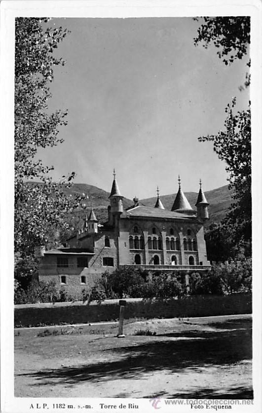 Postales: ALP (GERONA).- TORRE DE RIU - Foto 1