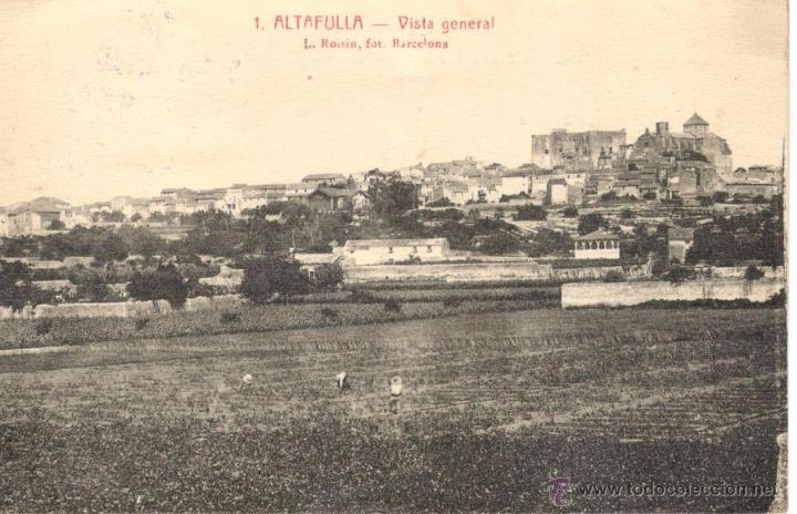 Postales: ANTIGUA POSTAL - ALTAFULLA - VISTA GENERAL - Foto 1