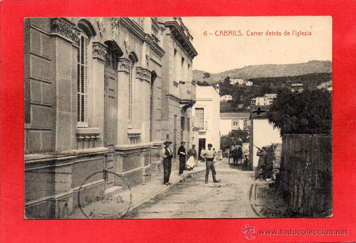 Postales: cabrils. 6 carrer detr&aacute;s de la iglesia. thomas - Foto 1