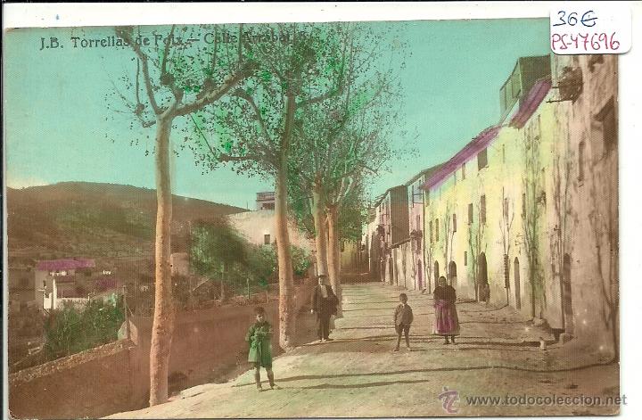 Postkarten: (PS-47696)POSTAL FOTOGRAFICA DE TORRELLAS DE FOIX-CALLE ARRABAL