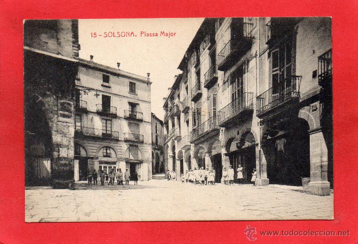 Postales: solsona. 15 plassa major. thomas - Foto 1