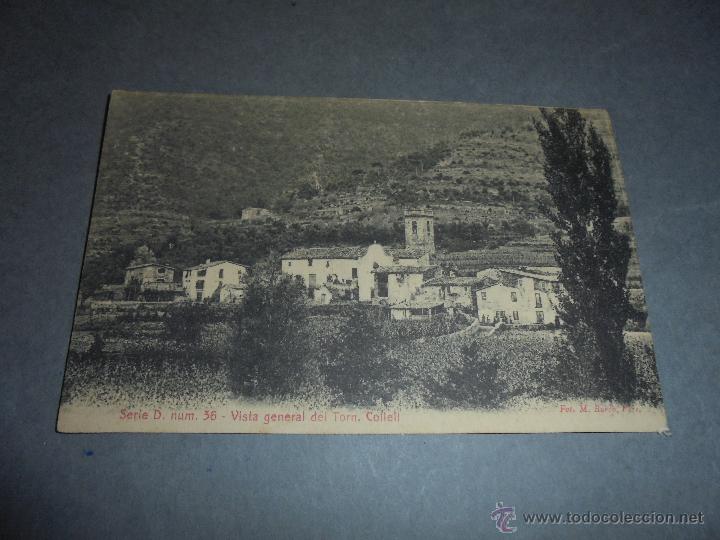 Postkarten: SERIE D N&ordm; 36 VISTA GENERAL DEL TORN. COLLELL FOT. M.BURCH, PBRE. EDT. A.T.V. 14X9 CM.