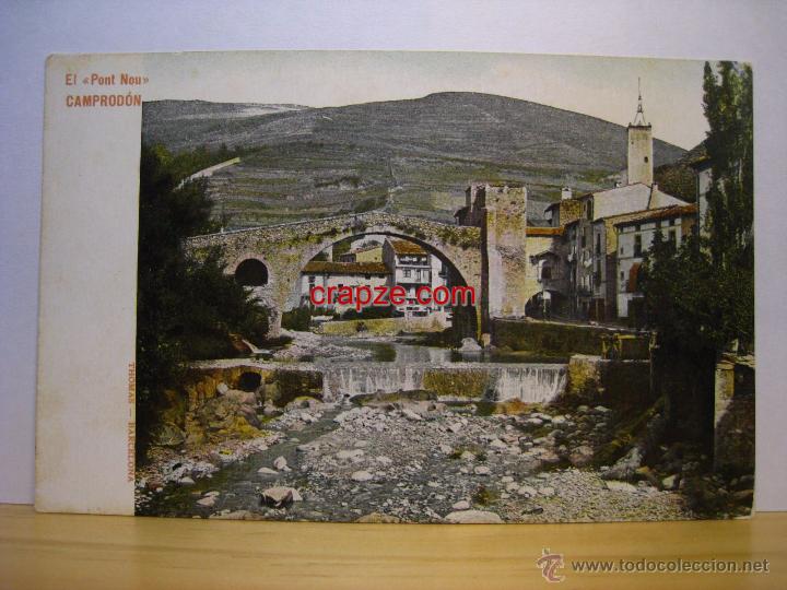 Postales: CAMPRODON: EL PONT NOU - POSTAL ORIGINAL - Foto 1