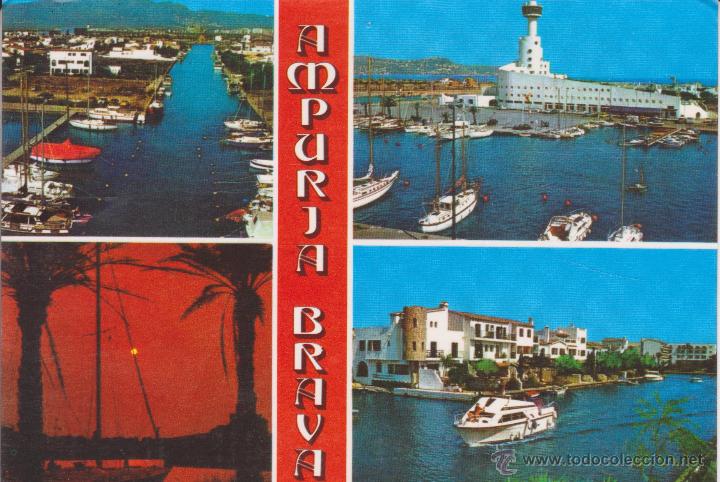Postales: AMPURIABRAVA. + 1 AGUJERO DE CHINCHETA - Foto 1