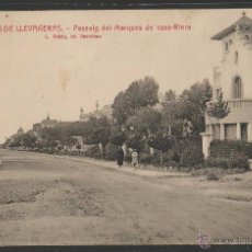 Postales: SANT VICENS DE LLEVANERAS - 6 - PASSEIG DEL MARQUES DE CASA RIERA - ROISIN - (41284)