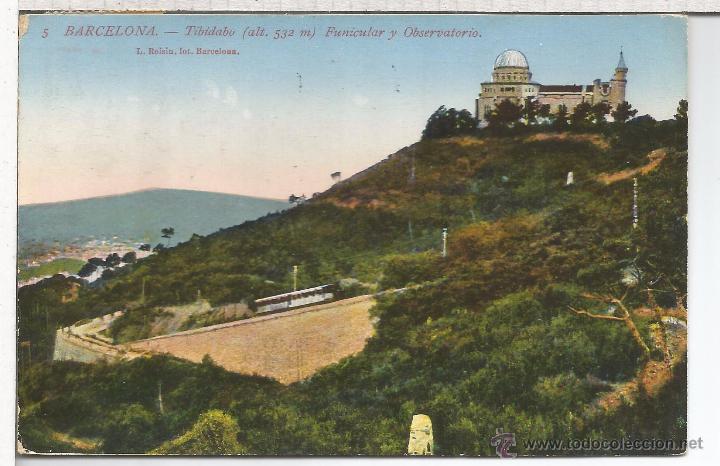 Postales: BARCELONA ESCRITA TIBIDABO - Foto 1