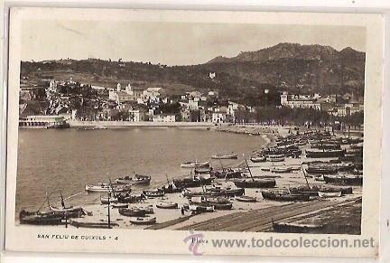 Postkarten: ANTIGUA POSTAL 4 SAN FELIU DE GUIXOLS PLAYA ESCRITA 1930