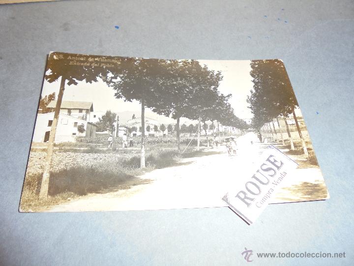 Postcards: S. ANTONI DE VILAMAJOR - ENTRADA DEL POBLE . EDT. L.B. BARCELONA , POSTAL FOTOGRAFICA CIRCULADA 1911
