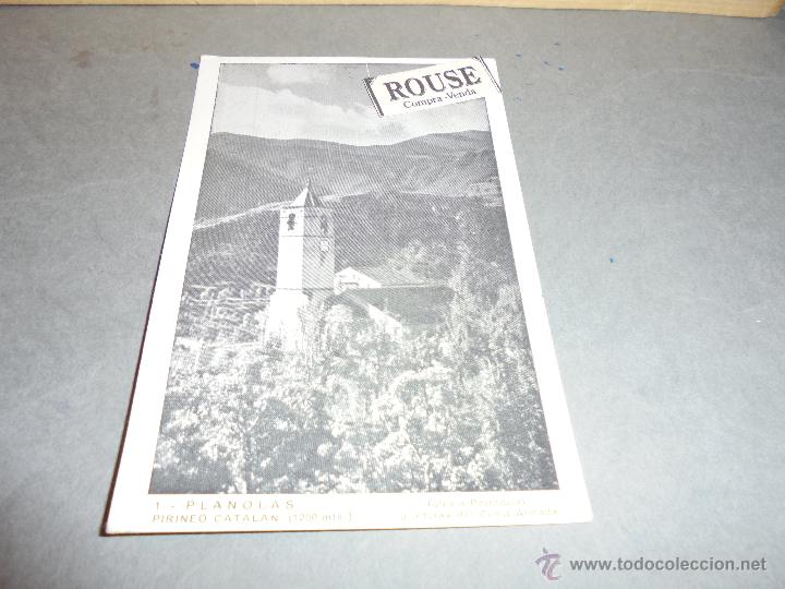Postcards: 1 - PLANOLAS IGLESIA PARROQUIAL Y ALTURAS DEL COMA ARMADA 14X9 CM. ED. MONTANER , CIRCULADA