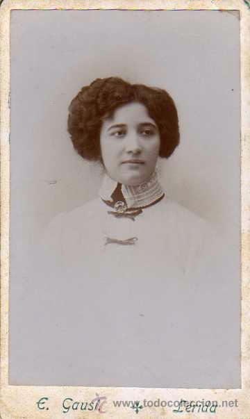 Postales: Fotograf&iacute;a. Retrato mujer. E. Gausi fot&oacute;grafo. Lerida. Especialista en retratos de ni&ntilde;os.