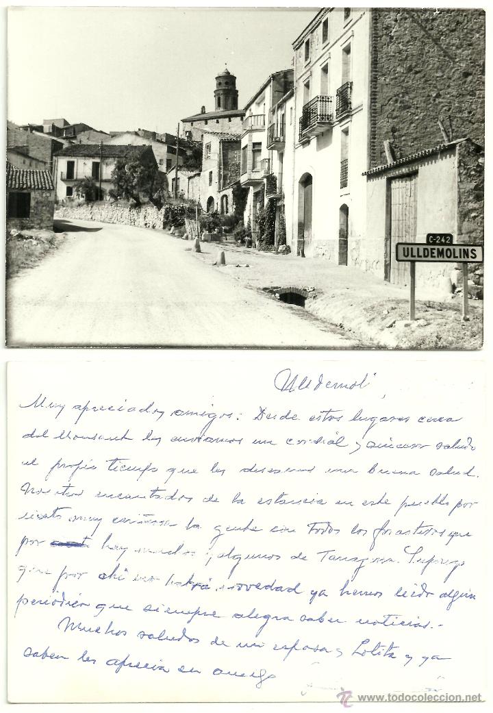Postales: POSTAL DE ULLDEMOLINS (C-242) - Foto 1