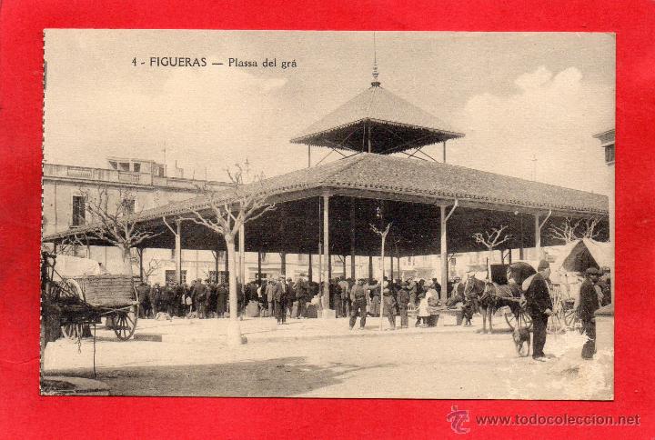 Postales: figueras. 4 plassa del gr&aacute; - Foto 1