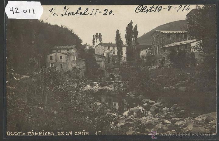 Postales: OLOT - FABRICAS DE LA CAIXA - CIRCULADA - (42011) - Foto 1