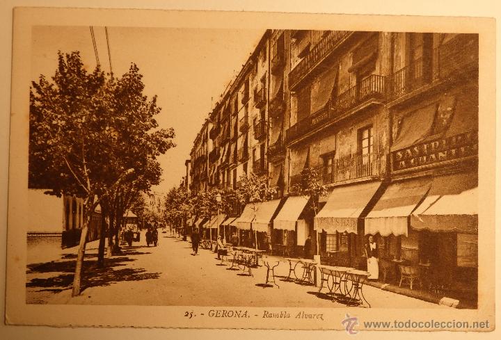 Postales: Gerona &ndash; Rambla Alvarez - Foto 1