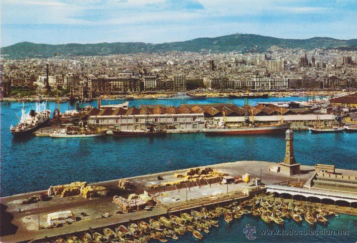 Postales: (2085) BARCELONA. PUERTO. BARCO - Foto 1