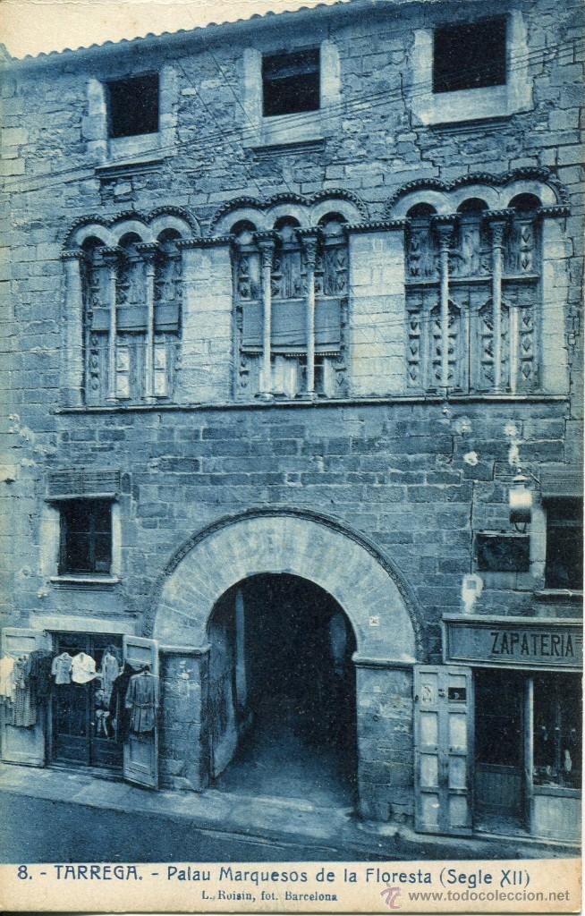 Cartes Postales: TARREGA-PALAU MARQUESOS DE LA FLORESTA-TIENDA DE ROPA Y ZAPATERIA- ROISIN
