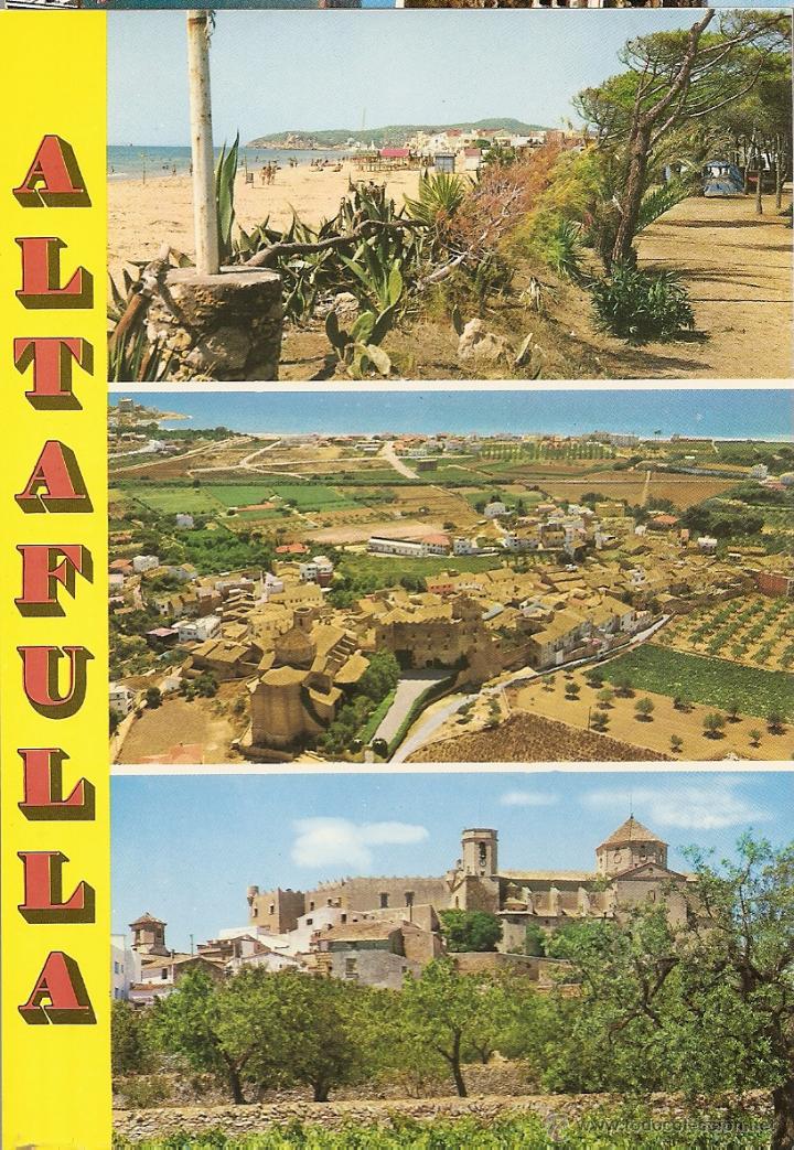Postales: POSTAL, ALTAFULLA, DIVERSOS ASPECTOS DE LA CIUDAD, SIN CIRCULAR - Foto 1