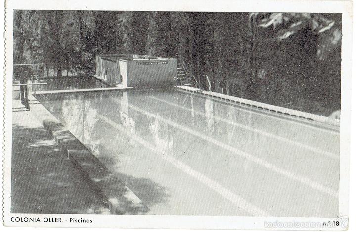 Postkarten: PS6485 COLONIA OLLER 'PISCINAS'. SIN REFERENCIAS. CIRCULADA. 1950