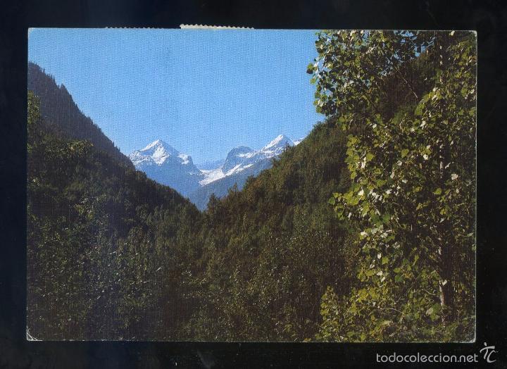 Postales: Era Artiga de Lin. *Artiga de Lin. Al fons Tuc Furcanada* Ed. Sicilia n&ordm; 198. Gofrada. Circulada.