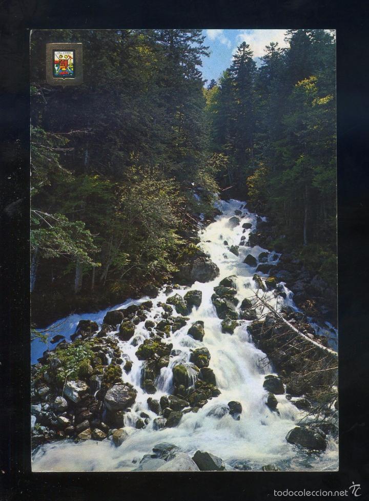 Postales: Era Artiga de Lin. *Artiga de Lin. Cascada del Joeu* Ed. Fisa n&ordm; 5273. Circulada 1971.