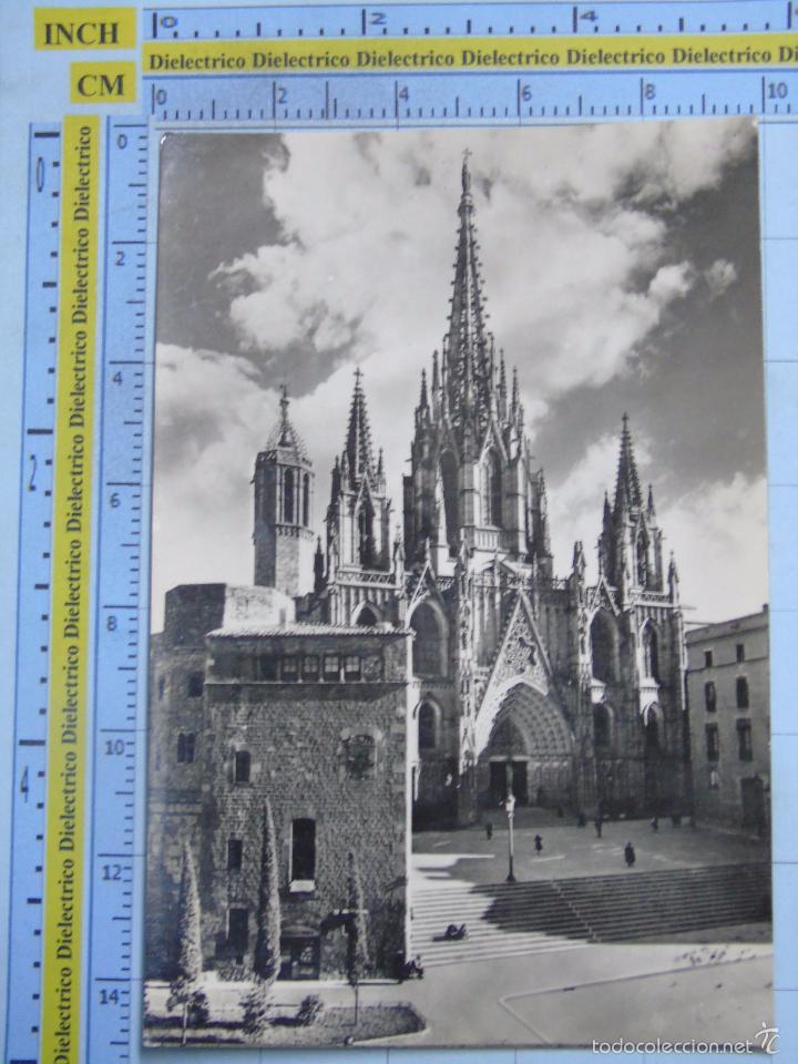 Postcards: POSTAL DE BARCELONA. A&Ntilde;OS 30 50. BAS&Iacute;LICA CATEDRAL. 4 CAMPA&Ntilde;A. 1650