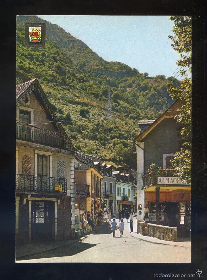Postales: Les *Vall d&acute;Aran. Les. Carrer dels Banys* Ed. Fisa n&ordm; 2267. Circulada Les 1969.
