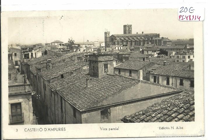 Postkarten: (PS-48114)POSTAL FOTOGRAFICA DE CASTELLO D&acute;AMPURIES-VISTA PARCIAL