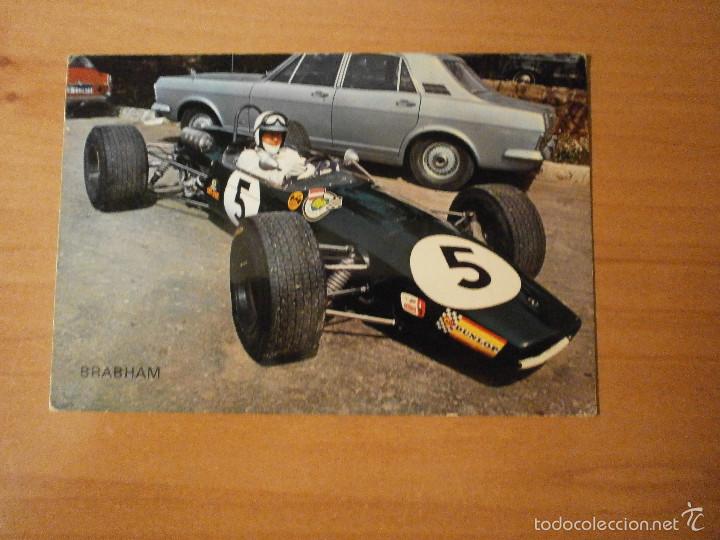 Postais: POSTAL MONTJUICH 1968 BRABHAM FORMULA 2 CIRCULADA