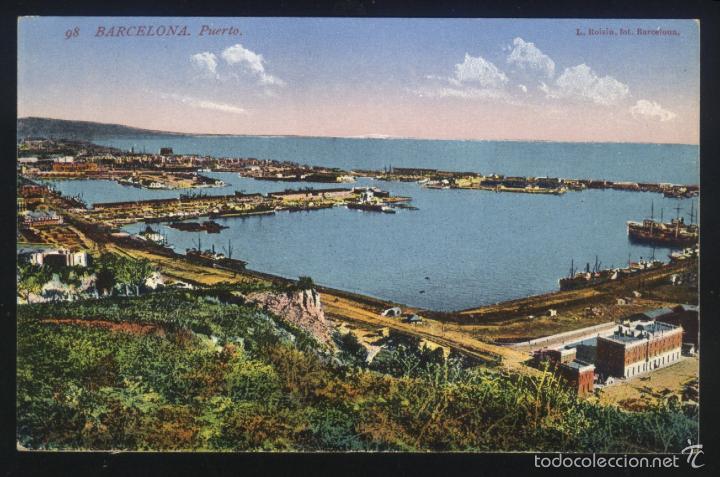 Postales: A-2821- BARCELONA. PUERTO. - Foto 1