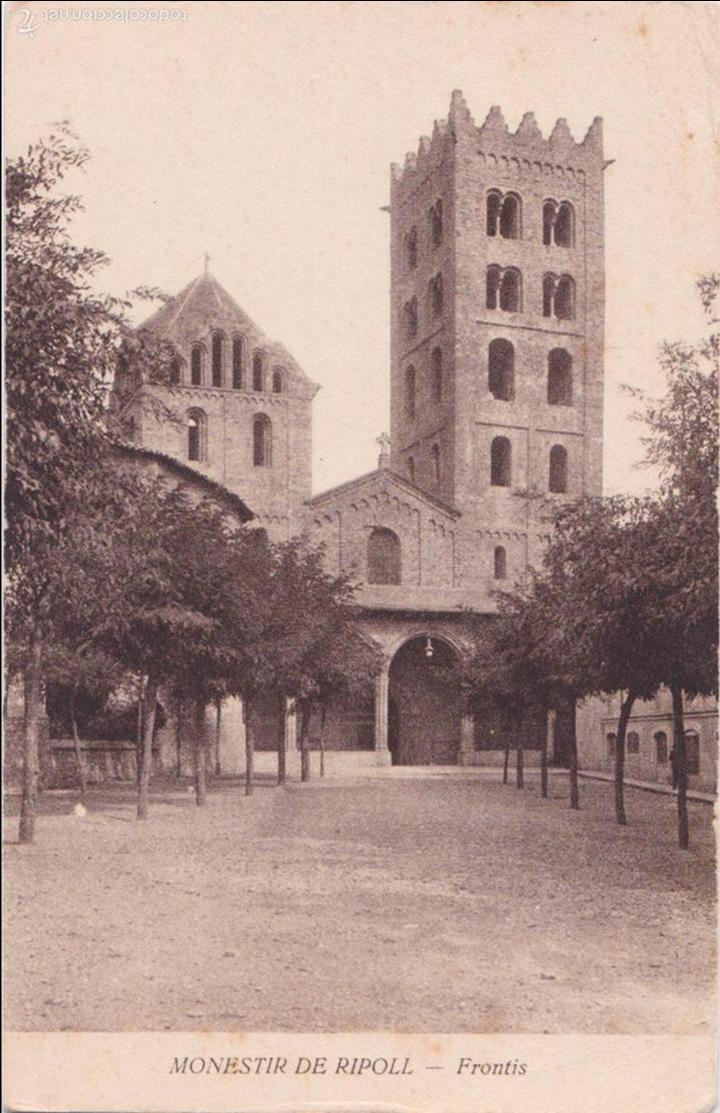 Postales: P- 4840. POSTAL MONESTIR DE RIPOLL. FRONTIS. MUMBRU. - Foto 1
