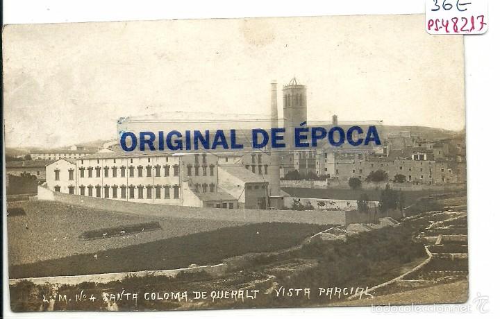 Postkarten: (PS-48217)POSTAL FOTOGRAFICA DE SANTA COLOMA DE QUERALT-VISTA PARCIAL