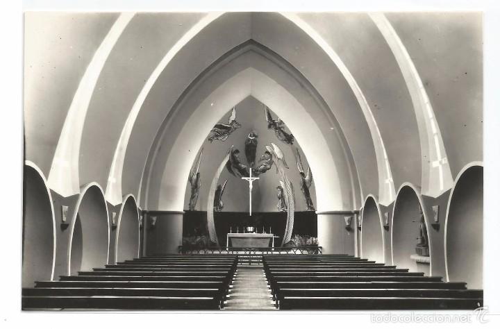 Postales: PONT DE SUERT .-IGLESIA NUEVA INTERIOR .- EDICIONES SICILIA N&ordm; 21