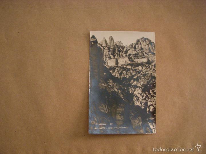 Postales: POSTAL MONTSERRAT, MONASTERIO DESDE VIA ROSARIO, TALLERES A.ZERKOWITZ