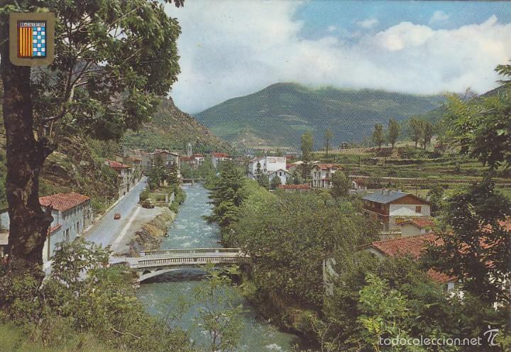 Postkarten: Ribes de Frasser, entrada al pueblo