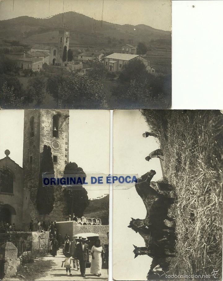 Postcards: (PS-48320)LOTE DE 3 POSTALES FOTOGRAFICAS DESCONOCIDAS-VISTAS Y LABORES DE LABRANZA
