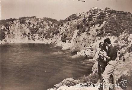 Postais: ANTIGUA POSTAL N&ordm; 3170 COSTA BRAVA SAN FELIU DE GUIXOLS VISTA PANORAMICA DE LAS PE&Ntilde;AS SOBERANAS