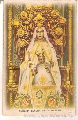 Cartoline: ANTIGUA POSTAL NUESTRA SE&Ntilde;ORA DE LA MERCED ESCRITA
